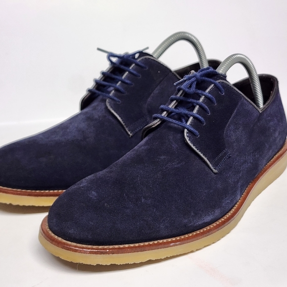 To Boot Navy Blue Suede Oxfords main image 5